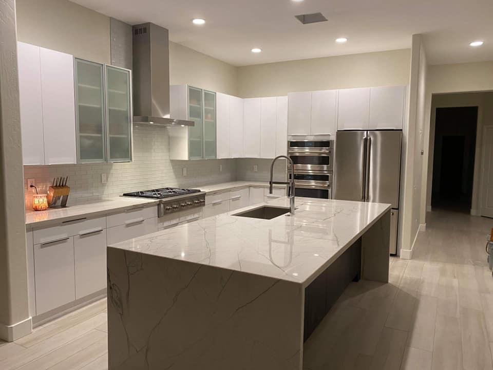 Premium granite countertop installation in luxury Mesa kitchen
